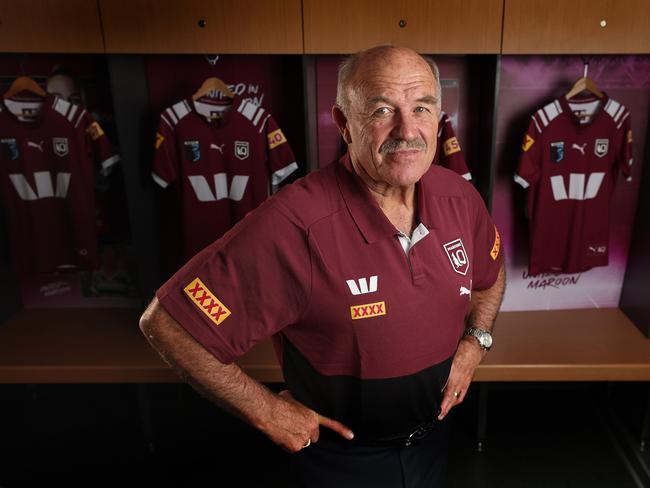 Wally Lewis at Suncorp Stadium for the launch of Maroons Foundation in conjunction with the Courier-Mail as exclusive campaign partner for 