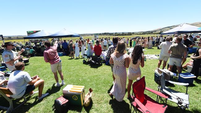 Racegoers at the Woolamai Cup 2024. Picture: David Smith