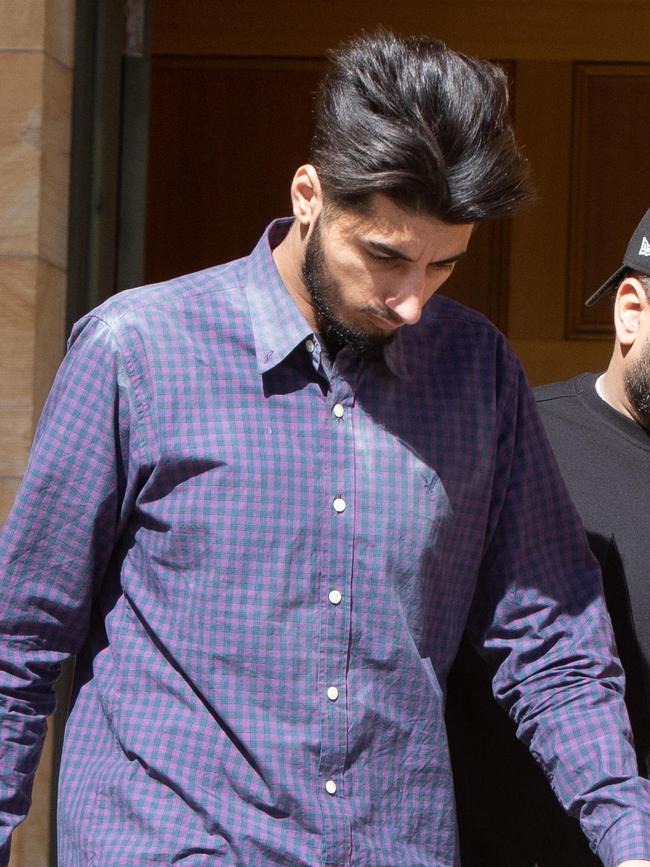 Prabnoor Singh leaves Adelaide Magistrates Court after an earlier hearing. Picture: Brett Hartwig