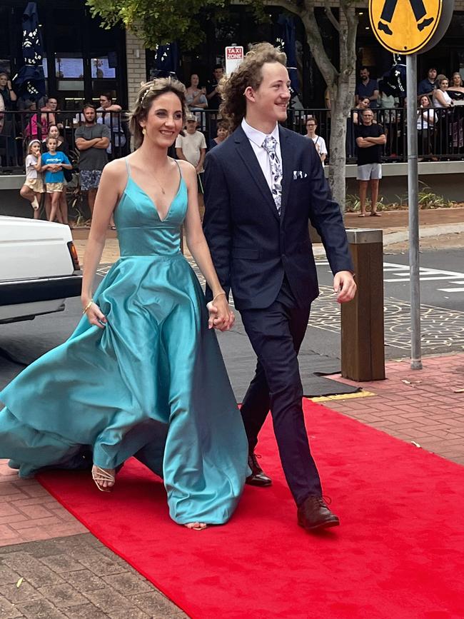 The students arrive at Urangan State High School's formal.