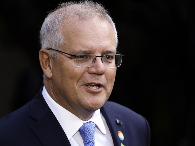 Prime Minister Scott Morrison said on Friday that there was “a lot of interest” in Australia’s media bargaining code. Picture: Getty Images