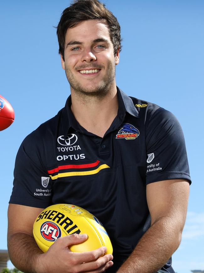 Crows key forward Darcy Fogarty. Picture: Dean Martin