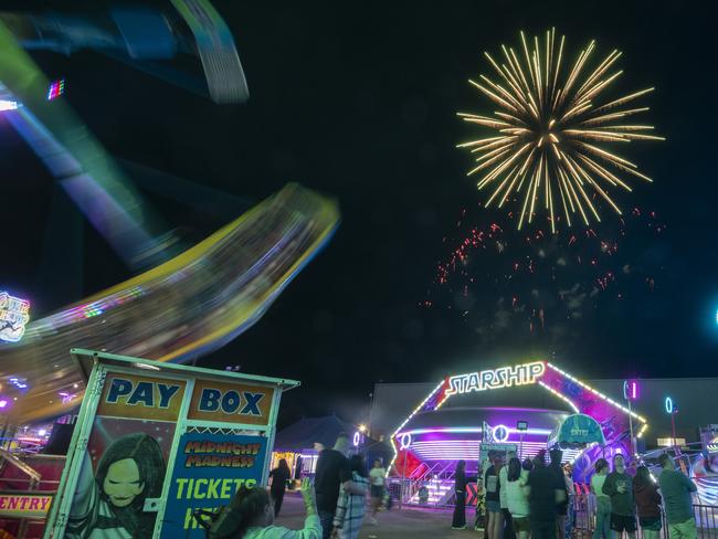 The 2024 Swan Hill Show ended with a bang. Picture: Noel Fisher