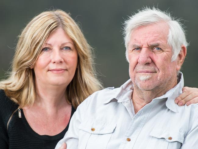 Denis Spooner with partner Suzi Kerr at their Strathewen home. Photo Stuart Walmsley