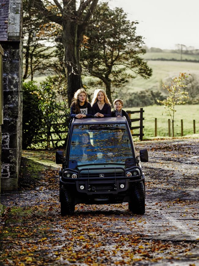 The John Deere Gator gets the family around the farm. Picture: Brent Darby.