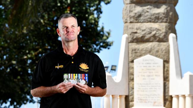 Dave Whalan knows the realities of war, he experienced it 10 times during his Army career and has relived it in his mind thousands of times since. Picture: Alix Sweeney