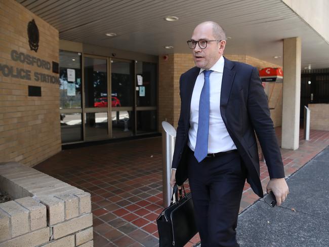 Mr Thomson’s solicitor and former NSW Labor boss Jamie Clements applied to vary his bail. Picture: NCA NewsWire / David Swift