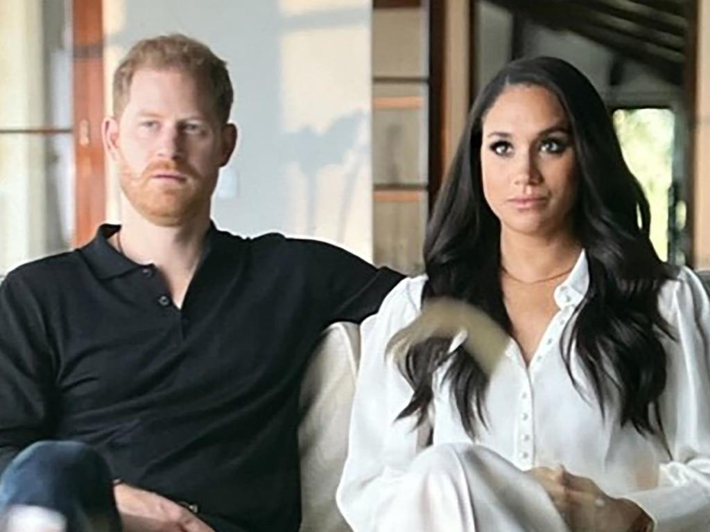 The not so subtle digs came in thick and fast from Harry and Meghan. Picture: Netflix