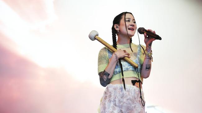 Michelle Zauner from Japanese Breakfast performs at the 2022 Coachella Valley Music And Arts Festival. Picture: Getty