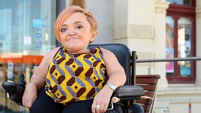 Stella Young was named Best Newcomer for her show, Tales from the Crip at Northcote Town 