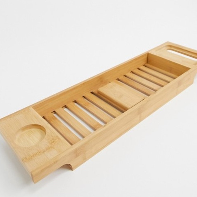 Calm Club, Bamboo Bath Board with Incense Tray and Cones
