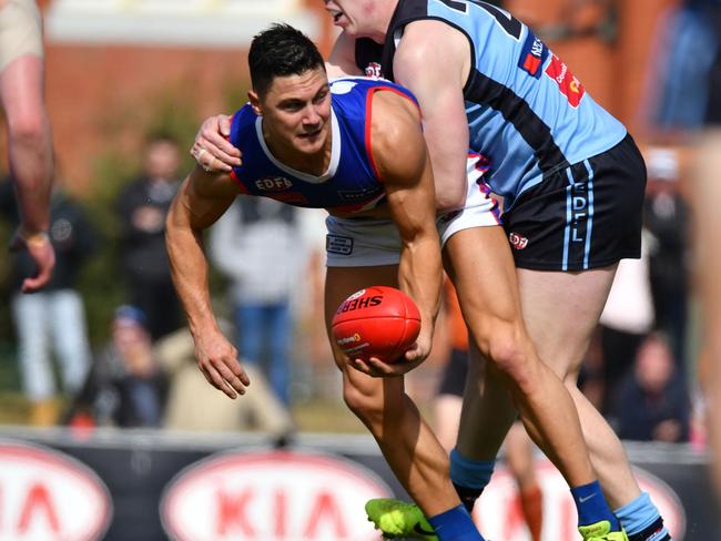 Damien Cavka in action for Keilor. Picture: Jamie Morey