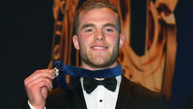 Tom Mitchell was a worthy Brownlow winner last year but he’s a midfielder. Picture: Getty