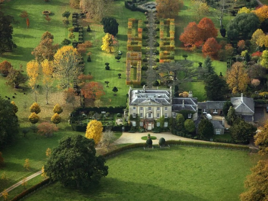 Leaves on the trees changing colour in the gardens of Highgrove House near Tetbury England. Picture: Getty