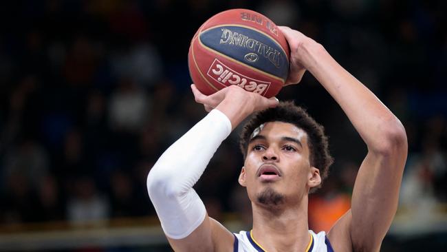 The Frenchman is arguably the hottest NBA prospect since LeBron James. (Photo by Geoffroy VAN DER HASSELT / AFP)