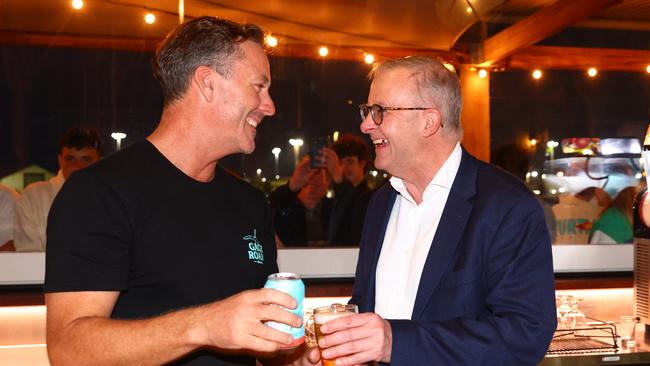 Labor MP Josh Wilson (left) is in a close contest with independent Kate Hulett in Fremantle. Picture: Mark Stewart / NewsWire