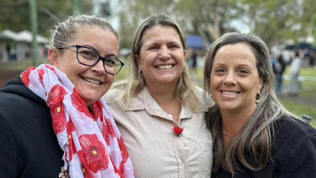 Kirsten Walshe, Vickie Groth and Julie Clark. Picture: Letea Cavander