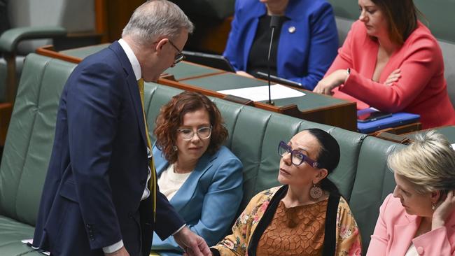 Prime Minister Anthony Albanese and Minister for Indigenous Australians Linda Burney.