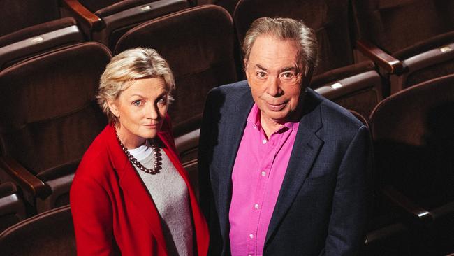 Madeleine and Andrew Lloyd Webber. Picture: Emilio Madrid-Kuser