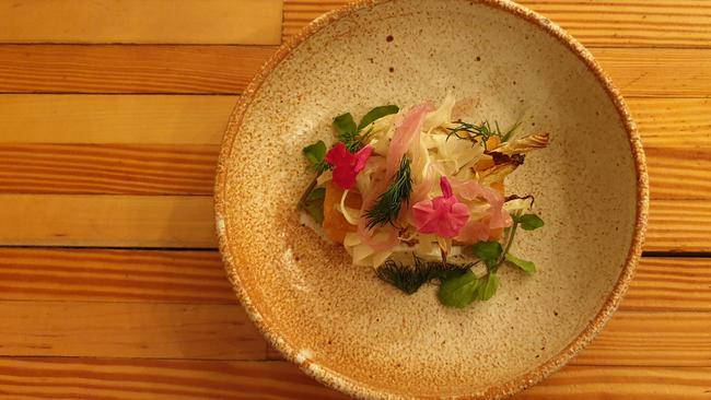 Food at the Salopian Inn, McLaren Vale. Picture: Tom Bowden