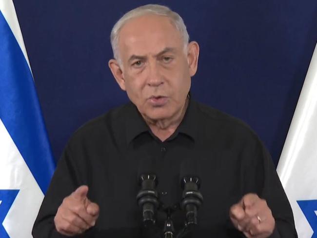 Statement by Prime Minister Benjamin Netanyahu to the Foreign Media on October 31 2023 ., "The horrors that Hamas perpetrated on October 7th remind us that we will not realize the promise of a better future unless we, the civilized world, are willing to fight the barbarians.",