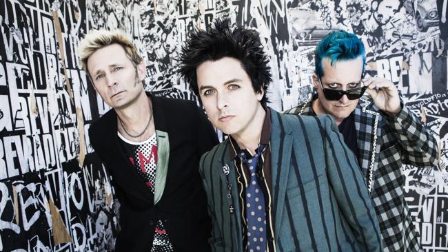 Green Day are out of traction (and rehab) and back in action with an angry new album. Picture: Supplied
