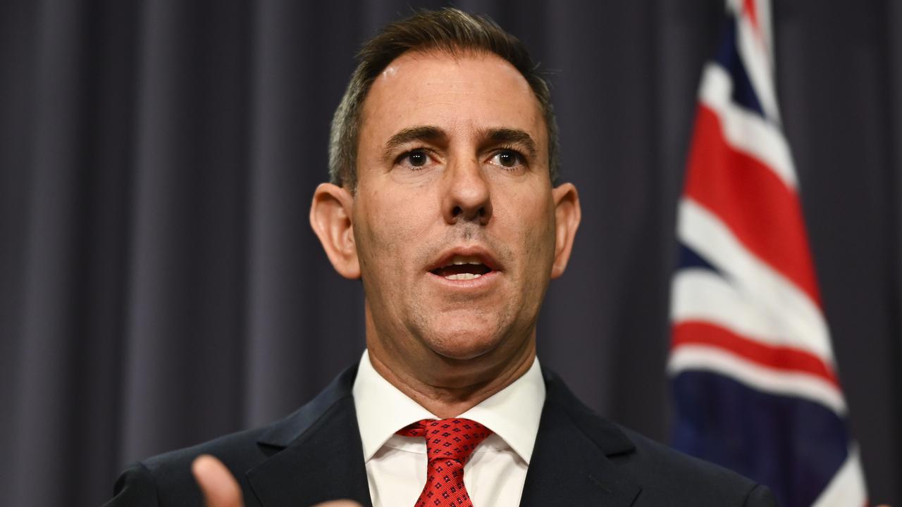 Treasurer Jim Chalmers said people with a “HELP debt should be treated fairly when they want to buy a house”. Picture: NewsWire/Martin Ollman