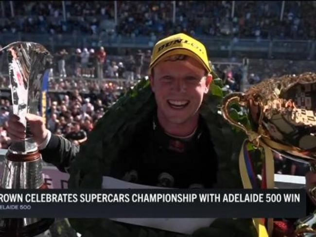 Brown celebrates Supercars Championship