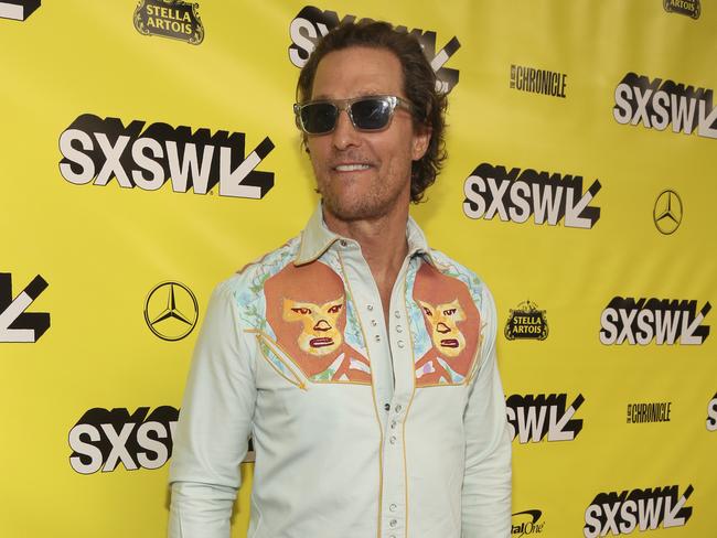 Matthew McConaughey at the South by Southwest Film Festival this month. Picture: AP