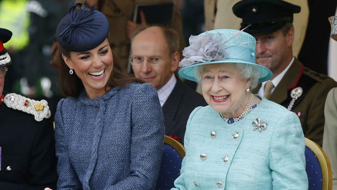 The Queen with Catherine, Duchess of Cambridge in 2012. Picture: Phil Noble – WPA Pool/Getty Images.