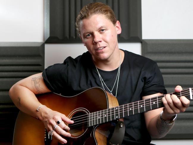 Conrad Sewell will perform Healing Hands at the Fire Fight Australia concert fundraiser. Picture: Steve Pohlner