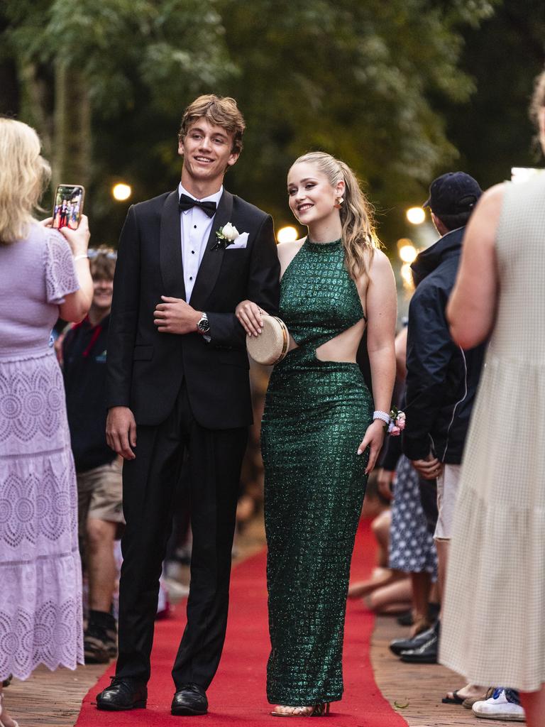 Holly Ford and Patrick Ostwald at Fairholme College formal, Wednesday, March 29, 2023. Picture: Kevin Farmer