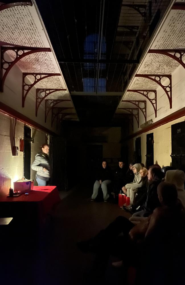 One of the ghost tours held at the haunted Parramatta Gaol.