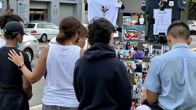 Remembering and mourning Jai Wright. Picture: Neil Bennett