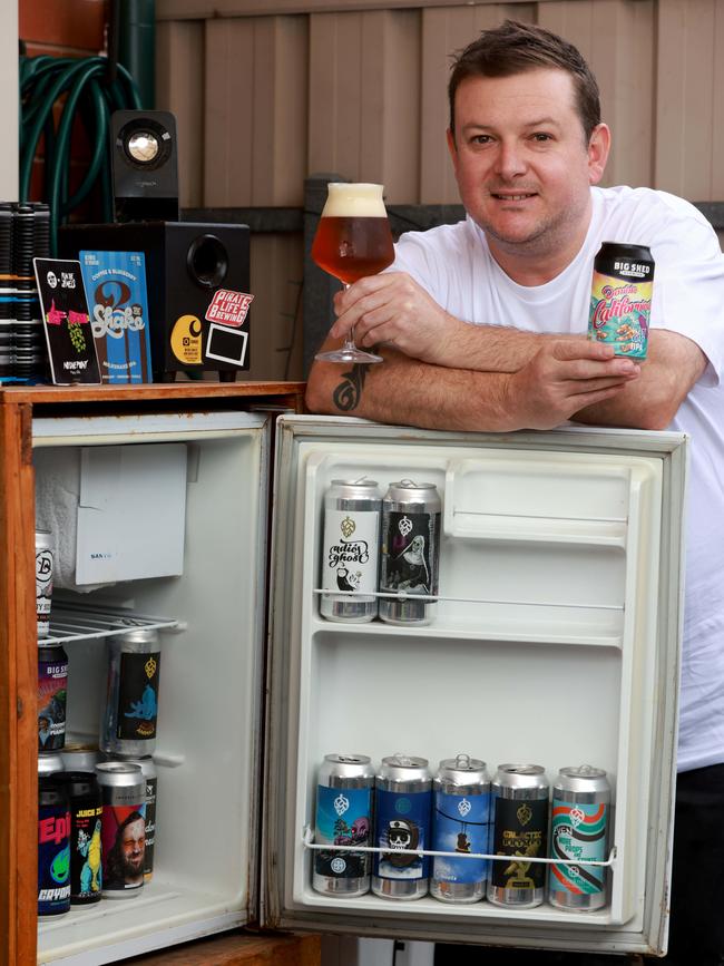 Beer enthusiast Sam James. Picture: Kelly Barnes