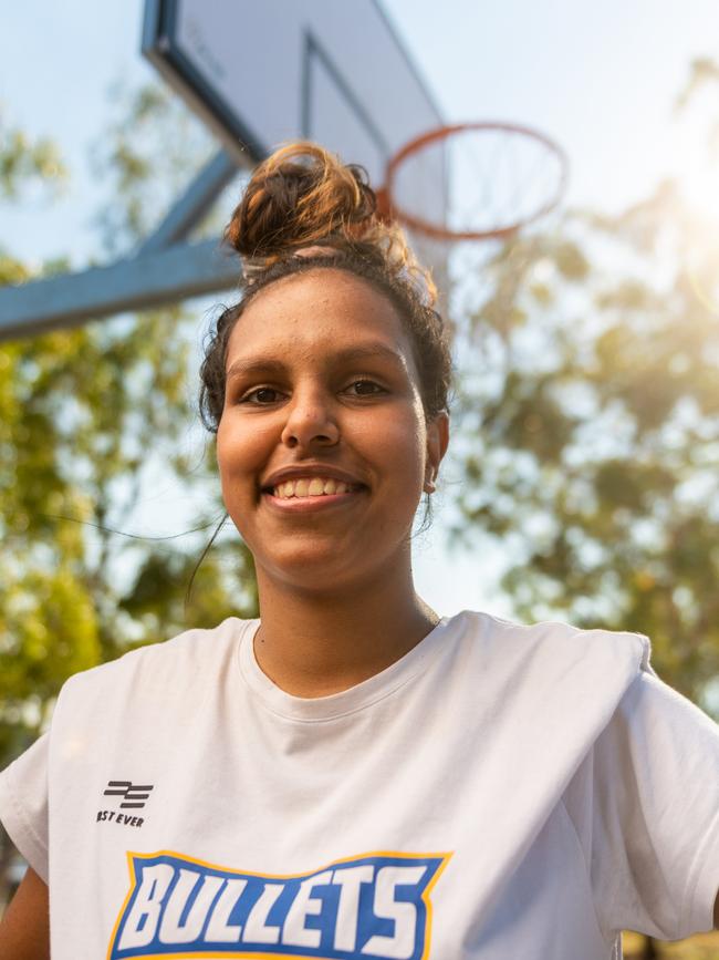 Former Uni Rebels star guard Ambah Kowcun had the extraordinary distinction of being named in the NJCAA All-American team last week. Picture: Che Chorley