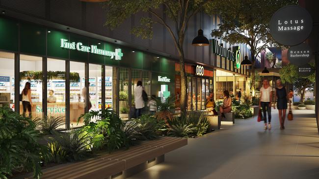 An artist's impression inside the YG Riverside Village.