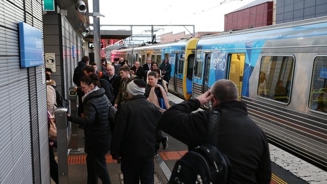 Commuters have faced major delays again. Picture: Andrew Tauber