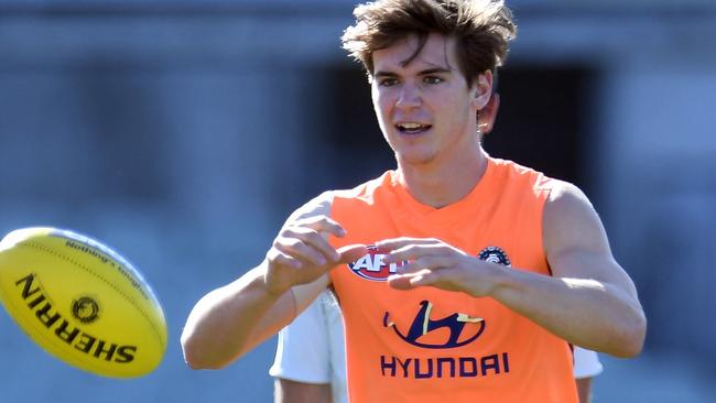 Paddy Dow at Carlton training.