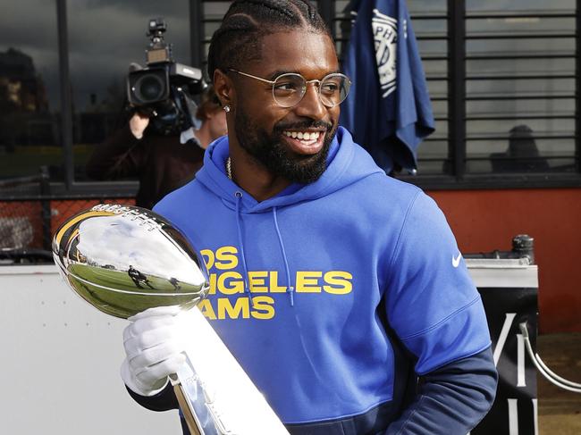 NFL team the LA Rams will play in Melbourne next year. Picture: Alex Coppel