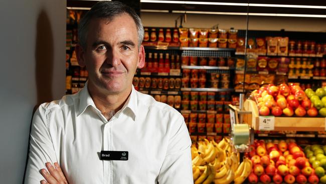 Woolworths chief executive Brad Banducci. Picture: Brett Costello