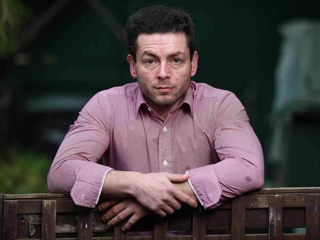 The stepson of missing person Karen Ristevski, Anthony Rickard. Picture: Alex Coppel