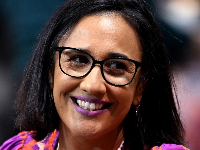 CHRISTCHURCH, NEW ZEALAND - APRIL 21: Coach Kiri Wills of the Stars looks on ahead of the round two ANZ Championship match between the Tactix and Stars at Wolfbrook Arena on April 21, 2024 in Christchurch, New Zealand. (Photo by Joe Allison/Getty Images)