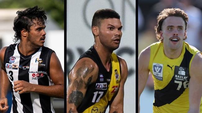 Jayden Davey, Brandan Parfitt and Tom McCarthy have nominated for the 2025 AFL midseason draft.