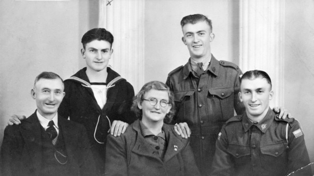 Ordinary Seaman Teddy Sheean, top left, has been awarded a Victoria Cross. Source: Australian War Memorial