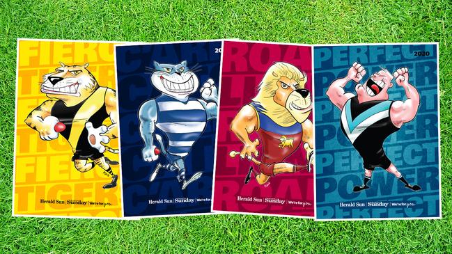 Download your team mascot poster and cheer your club on to the Grand Final.