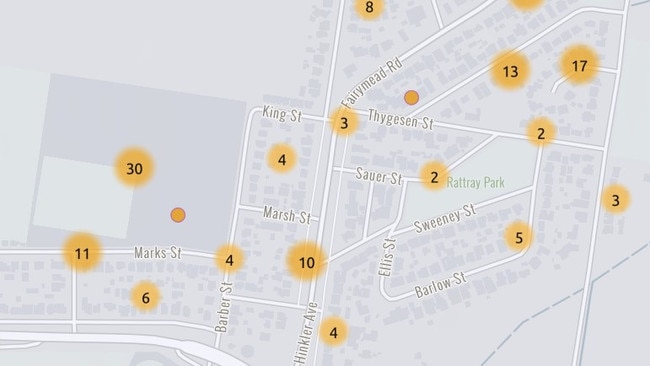 Bundaberg North High School topped the class for school call-outs, with 30 offences recorded over two years.