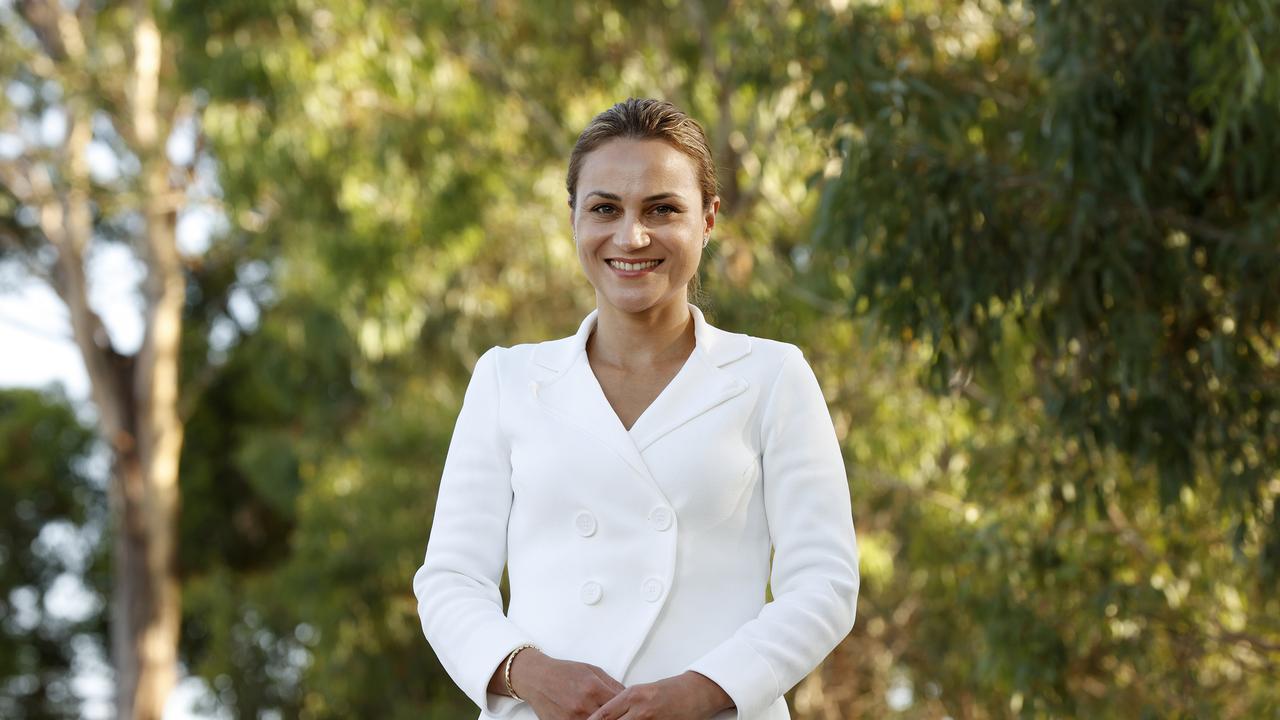 Tina Ayyad, who was a Liberal candidate vying for the state seat of Holsworthy before she was elected, has been targeted by a racist smear flyer. Picture: Jonathan Ng