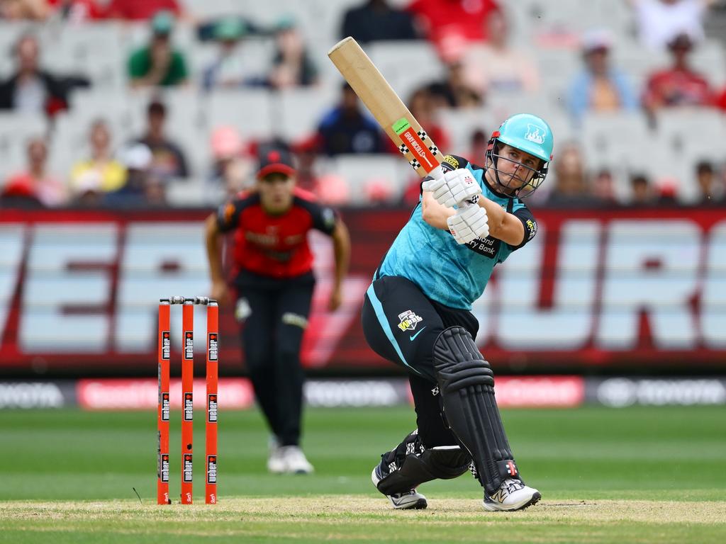 Jess Jonassen was frustrated at times durign the match. Picture: Quinn Rooney/Getty Images.