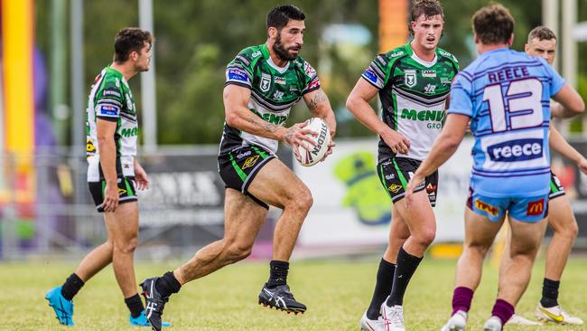 James Tamou playing for the Townsville Blackhawks in 2023. Picture: Supplied.